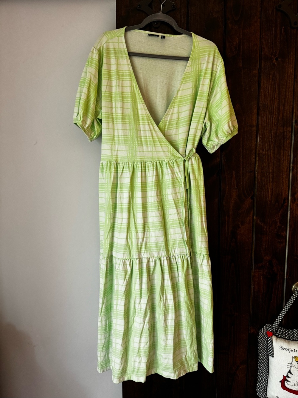 ASOS Curve wrap maxi dress